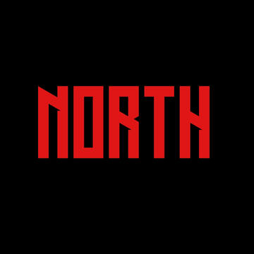 north